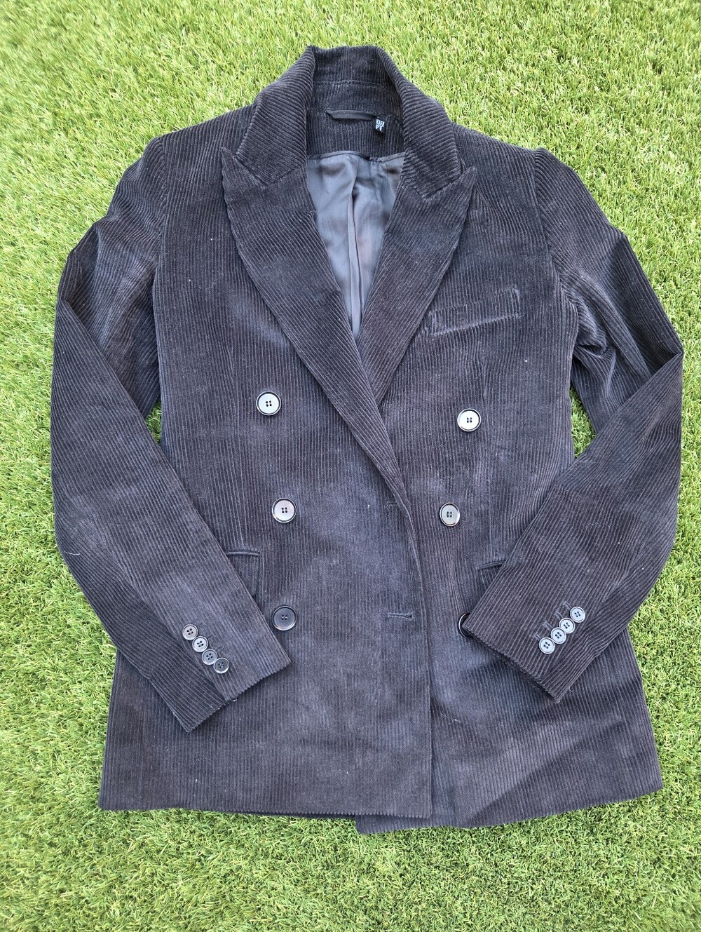COS Double Breasted Corduroy Blazer - Size US 4 - Fits Like an XS
